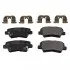 Комплект гальмівних колодок задн, HYUNDAI ACCENT V, GETZ, I10 II, I10 III, I20 ACTIVE, I20 II, I20 III, I30, I40 I, I40 I CW, IONIQ, KONA, SOLARIS, TUCSON KIA CARENS IV 1.0-Electric 08.05 Febi Bilstein (116378) зображення 1