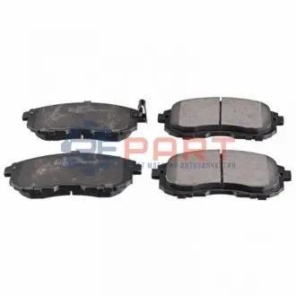 Комплект гальмівних колодок передн, NISSAN MAXIMA VI, PRIMERA, QUEST, X-TRAIL I SUZUKI SX4 1.5-3.5 06.01 Febi Bilstein 116385
