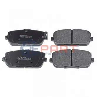 Комплект гальмівних колодок задн, ABARTH 124 SPIDER FIAT 124 SPIDER MAZDA MX-5 III, MX-5 IV, MX-5 RF TARGA 1.4-2.0 03.05 Febi Bilstein 116386