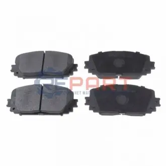 Комплект гальмівних колодок передн, TOYOTA YARIS 1.0-1.8 08.05 Febi Bilstein 116401 Купити в Україні