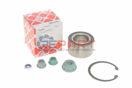 Підшипник маточини (передньої) VW Golf IV/Seat Leon/Audi A3 1.8T/3.2 VR6 99-06 (40x74x40) FEBI BILSTEIN 14250 Купити в Україні