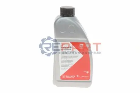Олива для автоматичних трансмісій ATF (1L) BMW 8322 9404 328 BMW 8322 9407 858 JAGUAR JLM 20238 MB 236.11 PEUGEOT 9736.22 VOITH G 1363 VOITH G 607 VW G 052 162 A2 VW LT 711 41 VW TL 521 62 Febi Bilstein 14738 Купити в Україні