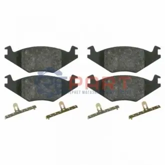 Комплект гальмівних колодок передн, SEAT CORDOBA, CORDOBA VARIO, IBIZA II VW GOLF II, JETTA II 1.0-1.9D 08.83-12.02 Febi Bilstein 16011