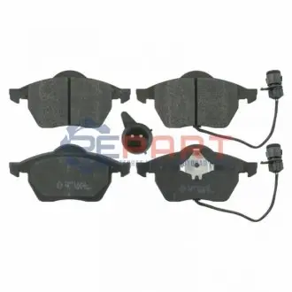 Комплект гальмівних колодок передн, AUDI 100 C4, A4 B5, A6 C4 1.6-4.2 12.90-09.01 Febi Bilstein 16058 Купити в Україні