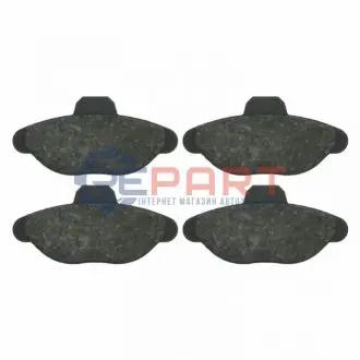 Фото Комплект гальмівних колодок, дискове гальмо FEBI BILSTEIN (16082) зображення 1