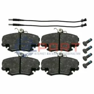 Фото 1 — Комплект гальмівних колодок (передніх) Dacia Logan 04-/Renault 21/Peugeot 205/309 (замінено на 0 986 467 720) FEBI BILSTEIN (16191) Фото Комплект гальмівних колодок (передніх) Dacia Logan 04-/Renault 21/Peugeot 205/309 (замінено на 0 986 467 720) FEBI BILSTEIN (16191) зображення 1