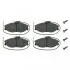 Комплект гальмівних колодок передн, CITROEN XSARA, ZX PEUGEOT 306, 406, 607 1.9D-3.0 11.95-07.11 Febi Bilstein (16257) зображення 1