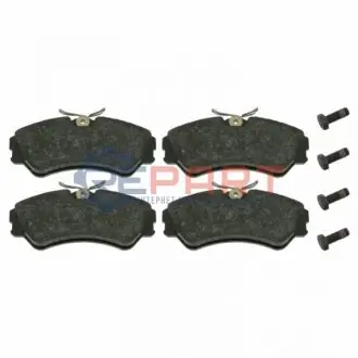 Комплект гальмівних колодок передн, VW CALIFORNIA T4 CAMPER, TRANSPORTER T4 1.8-2.5D 07.90-06.03 Febi Bilstein 16302 Купити в Україні