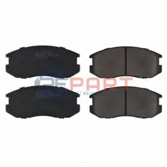 Комплект тормозных колодок передн, DAIHATSU TERIOS MITSUBISHI COLT III, COLT IV, COLT V, LANCER III, LANCER IV, LANCER V, LANCER VI, MIRAGE III, MIRAGE IV, MIRAGE V 1.3-2.0D 09.85- Febi Bilstein 16325