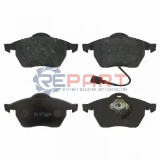 Комплект гальмівних колодок передн, AUDI A3, A4 B5, TT SEAT IBIZA III, LEON, TOLEDO II SKODA OCTAVIA I VW BORA, BORA I, GOLF III, GOLF IV, NEW BEETLE, PASSAT B3/B4 1.6-3.2 06.91-06.14 Febi Bilstein 16334