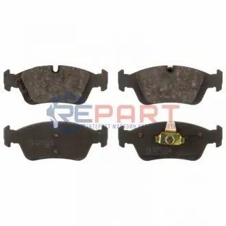 Комплект гальмівних колодок передн, BMW 3 (E36), 3 (E46), Z3 (E36), Z4 (E85) 1.6-3.0 09.90-02.09 Febi Bilstein 16343