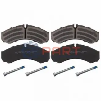 Фото 1 — Комплект гальмівних колодок, дискове гальмо FEBI BILSTEIN (16348) Фото Комплект гальмівних колодок, дискове гальмо FEBI BILSTEIN (16348) зображення 1