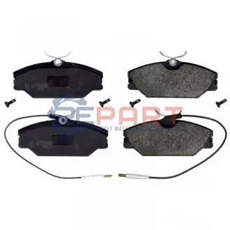 Фото Колодки гальмівні (передні) Renault Laguna I 93-01/Megane I 96-03/Safrane 92-00 (з датчиком) FEBI BILSTEIN (16381) зображення 1