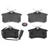 Комплект гальмівних колодок задн, AUDI A4 B5 FORD GALAXY I, GALAXY MK I PEUGEOT 807 RENAULT MEGANE II SEAT ALHAMBRA VW GOLF III, SHARAN 1.4-2.8 07.93 Febi Bilstein (16394) зображення 1