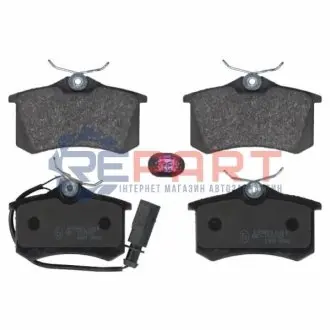 Комплект гальмівних колодок задн, AUDI A4 B5 FORD GALAXY I, GALAXY MK I PEUGEOT 807 RENAULT MEGANE II SEAT ALHAMBRA VW GOLF III, SHARAN 1.4-2.8 07.93 Febi Bilstein 16394