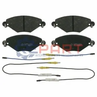 Комплект гальмівних колодок передн, CITROEN C5 I 1.8/2.0/2.0D 03.01-08.04 Febi Bilstein 16417