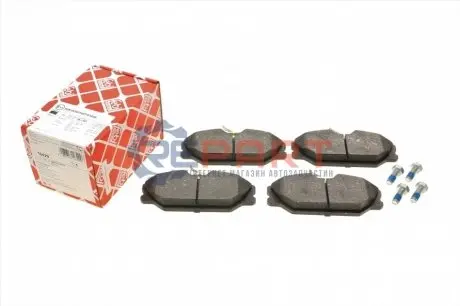 Фото Колодки гальмівні (передні) Renault Clio II 00-/Megane I 96-03 (129.1x55.5x17.8) FEBI BILSTEIN (16429) зображення 1