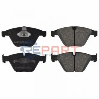 Комплект гальмівних колодок передн, BMW 1 (E82), 3 (E90), 3 (E91), 3 (E92), 3 (E93), 5 (E60), 5 (E61), 6 (E63), 6 (E64), 7 (E65, E66, E67), X1 (E84), Z4 (E89) 2.0-6.0 07.01-08.16 Febi Bilstein 16433