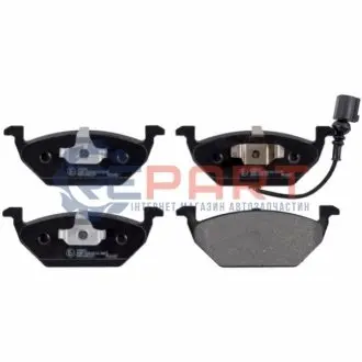 Комплект гальмівних колодок передн, AUDI A2, A3 SEAT ALTEA, ALTEA XL, LEON, TOLEDO II, TOLEDO III SKODA FABIA I, FABIA I PRAKTIK, FABIA II, OCTAVIA I, OCTAVIA II, ROOMSTER 1.2-3.2 09.96 Febi Bilstein 16446 Купити в Україні