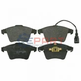 Комплект гальмівних колодок передн, VW CALIFORNIA T5 CAMPER, MULTIVAN T5, TRANSPORTER T5 1.9D-3.2 04.03-08.15 Febi Bilstein 16465 Купити в Україні
