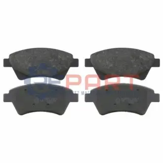 Комплект гальмівних колодок передн, RENAULT GRAND SCENIC II, KANGOO, KANGOO EXPRESS, MEGANE II, SCENIC II 1.4-2.0D 02.00 Febi Bilstein 16477 Купити в Україні