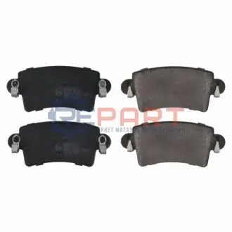 Комплект гальмівних колодок задн, NISSAN INTERSTAR OPEL MOVANO A RENAULT MASTER II 1.9D-3.0D 12.97 Febi Bilstein 16493
