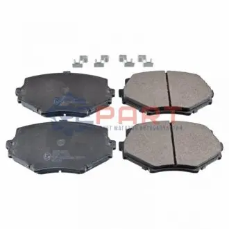 Комплект гальмівних колодок передн, MAZDA MX-5 I, MX-5 II 1.6/1.8 05.90-10.05 Febi Bilstein 16497