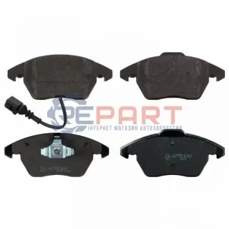 Комплект гальмівних колодок передн, AUDI A1, A3, TT SEAT ALTEA, ALTEA XL, IBIZA IV, IBIZA IV SC, IBIZA IV ST, LEON, TOLEDO III, TOLEDO IV SKODA FABIA II, FABIA III 1.0-3.6 02.03 Febi Bilstein 16502