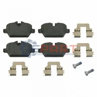 Комплект гальмівних колодок задн, BMW 1 (E81), 1 (E87), 3 (E90), 3 (E92) MINI COUNTRYMAN (R60), PACEMAN (R61) 1.6-2.0D 06.04-10.16 Febi Bilstein 16560