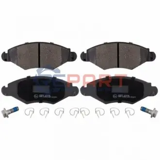 Комплект гальмівних колодок передн, CITROEN XSARA NISSAN KUBISTAR PEUGEOT 206, 206+ 1.1-1.9D 04.97 Febi Bilstein 16575