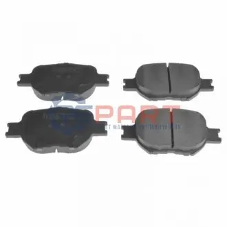 Комплект гальмівних колодок передн, TOYOTA BREVIS, CALDINA, CELICA, COROLLA, COROLLA VERSO, CROWN, MARK II IX, MARK X I 1.8-3.0 08.99-09.09 Febi Bilstein 16578