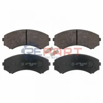 Комплект гальмівних колодок передн, ISUZU AXIOM MITSUBISHI ENDEAVOR, GRANDIS, PAJERO CLASSIC, PAJERO II, PAJERO III, PAJERO IV, PAJERO SPORT I, PROUDIA/DIGNITY 2.0D-4.5 08.98 Febi Bilstein 16582 Купити в Україні