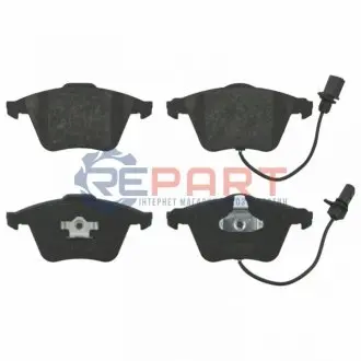 Комплект гальмівних колодок передн, AUDI A4 B6, A4 B7, A6 ALLROAD C6, A6 C4, A6 C6, A8 D3 SEAT EXEO, EXEO ST 2.0-4.2 06.94-05.13 Febi Bilstein 16584