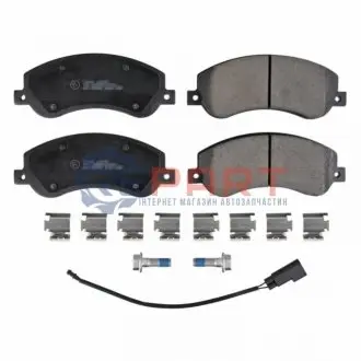 Фото Колодки гальмівні (передні) Ford Transit 06-14/VW Amarok 10- (з датчиками) FEBI BILSTEIN (16637) зображення 1