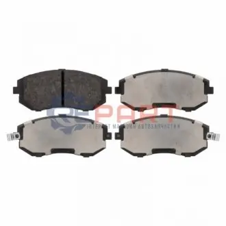 Комплект гальмівних колодок передн, SUBARU FORESTER, IMPREZA, LEGACY IV, LEGACY V, OUTBACK, XV 1.5-3.0 12.00 Febi Bilstein 16643 Купити в Україні