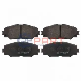 Комплект гальмівних колодок передн, LEXUS HS SUBARU TREZIA TOYOTA AURIS, COROLLA, NOAH/VOXY, PREMIO, PRIUS PLUS, RAV 4 III, URBAN CRUISER, VERSO S, YARIS 1.2-2.4H 11.05 Febi Bilstein 16650 Купити в Україні