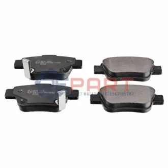 Комплект гальмівних колодок задн, TOYOTA ALPHARD / VELLFIRE, AVENSIS, COROLLA VERSO, PREVIA, PREVIA III 1.6-3.5 01.03 Febi Bilstein 16652 Купити в Україні