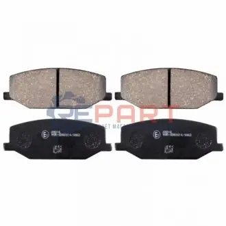 Комплект гальмівних колодок передн, SUZUKI JIMNY, LJ80, SAMURAI, SJ410, SJ413 0.8-1.9D 01.80 Febi Bilstein 16655