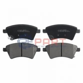 Комплект гальмівних колодок передн, FIAT SEDICI SUZUKI SX4 1.5-2.0D 06.06 Febi Bilstein 16658