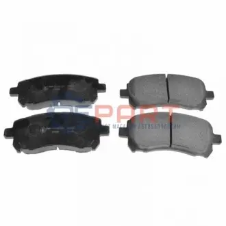 Комплект гальмівних колодок передн, SUBARU FORESTER, IMPREZA, LEGACY II, LEGACY III, LEGACY OUTBACK, OUTBACK 1.6-3.0 03.94-06.09 Febi Bilstein 16660