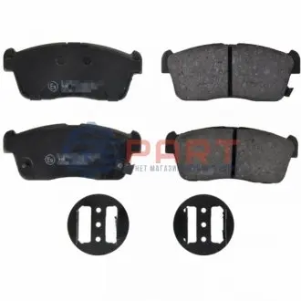 Фото Колодки гальмівні (передні) Chevrolet Cruze 00-08/Subaru Justy 07-/Suzuki Ignis 00-/Nissan Pixo 09- FEBI BILSTEIN (16662) зображення 1