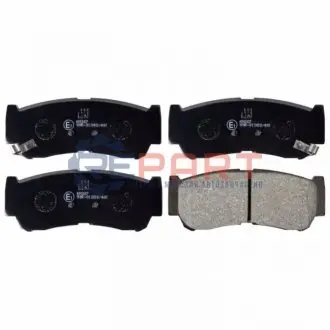 Комплект гальмівних колодок задн, HYUNDAI H-1, H-1 / STAREX, H-1 CARGO, SANTA FÉ II 2.0D-3.5 06.97 Febi Bilstein 16668
