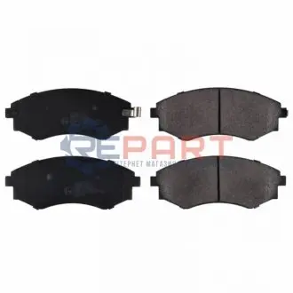Комплект гальмівних колодок передн, DAEWOO KORANDO, MUSSO HYUNDAI ELANTRA III, GETZ, LANTRA I, LANTRA II, MATRIX, SONATA II, SONATA III, SONATA IV SSANGYONG KORANDO, MUSSO 1.4-3.2 09.88 Febi Bilstein 16681