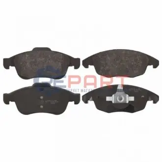 Комплект гальмівних колодок передн, DS DS 4 CITROEN BERLINGO, BERLINGO MULTISPACE, C4 GRAND PICASSO I, C4 II, C4 PICASSO I, DS4, DS5 PEUGEOT 5008, 5008 I, PARTNER 1.2-Electric 07.96 Febi Bilstein 16713 Купити в Україні