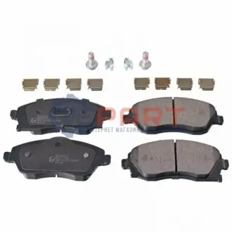 Комплект гальмівних колодок передн, OPEL COMBO, COMBO TOUR, CORSA C, MERIVA A, TIGRA 1.0-1.8 09.00 Febi Bilstein 16748