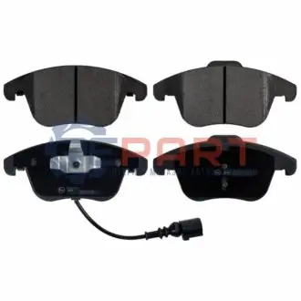 Комплект гальмівних колодок передн, AUDI Q3 SEAT ALHAMBRA VW PASSAT B7, SHARAN, TIGUAN 1.4-2.5 09.07-12.22 Febi Bilstein 16760