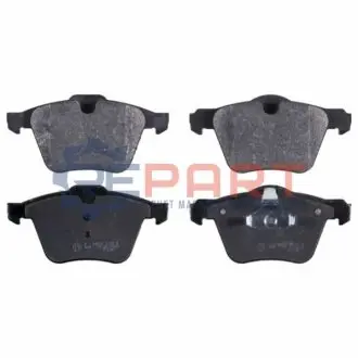 Комплект гальмівних колодок передн, VOLVO S60 II, S80 II, V60 I, V70 III, XC70 II FORD GALAXY II, GALAXY MK II, S-MAX 1.5-4.4 03.06-12.18 Febi Bilstein 16772