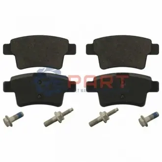 Комплект гальмівних колодок задн, CITROEN C4 GRAND PICASSO I, C4 PICASSO I 1.6-2.0D 10.06-12.13 Febi Bilstein 16793