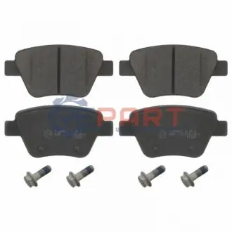 Комплект гальмівних колодок задн, AUDI A1, A3 SEAT ALTEA, ALTEA XL, LEON SKODA OCTAVIA II, SUPERB II, YETI VW BEETLE, CADDY III, EOS, GOLF VI, JETTA III, JETTA IV 1.2-3.6 02.03-12.20 Febi Bilstein 16797 Купити в Україні