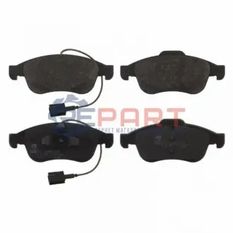 Комплект гальмівних колодок передн, ALFA ROMEO GIULIETTA 1.4-1.8 04.10-12.20 Febi Bilstein 16828